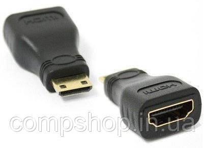 Адаптер HDMI->miniHDMI (F/M) Atcom, Black (AT5285) (код 136211), фото 1