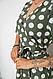Сарафан у горох, колір хакі, 241R166, фото 5