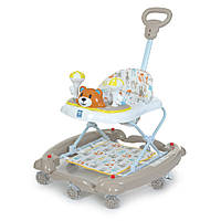 Ходунки з батьківською ручкою керування Bambi арт. 3656A-S-2