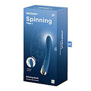 Вібратор точки G з обертанням Satisfyer Spinning Vibe 1 Blue, 2 двигуна, фото 3