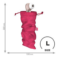 Мішечок для зберігання іграшок Satisfyer Treasure Bag L Pink, фото 1