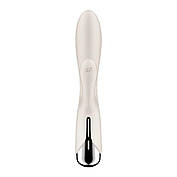 Вібратор-кролик із ротацією Satisfyer Spinning Rabbit 1 Beige, 3 мотора, фото 5