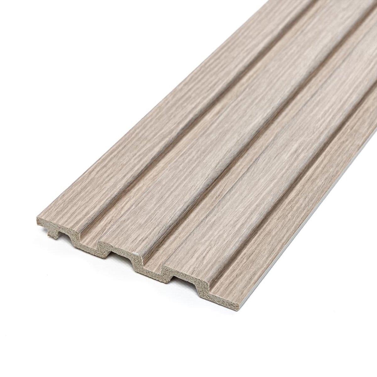 Рейка декоративна PS 2900х120х12 мм Світлий дуб SW-00002129