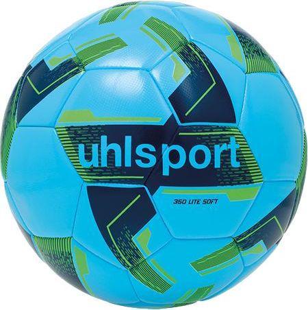 М'яч для футболу Uhlsport 350 g Lite Soft Blue (полегшений м'яч — 350 г, — розмір 4)