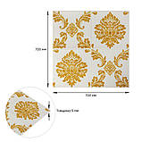 Ефектна самоклеюча 3D панель Білий вінтаж 700x700x5мм, фото 2