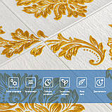 Ефектна самоклеюча 3D панель Білий вінтаж 700x700x5мм, фото 3