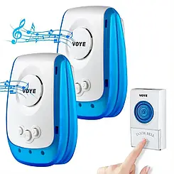 Бездротовий дверний дзвінок Mz Voye від розетки 220V S