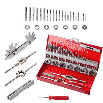 Набір мітчиків та плашок 32 од INTERTOOL SD-8032