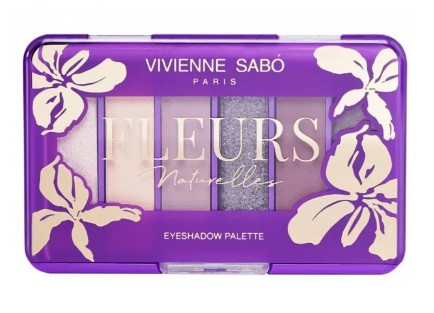 Палетка тіней для повік Vivienne Sabo Fleurs Naturelles Eyeshadow Palette 03 - Iris, 5 г, фото 1
