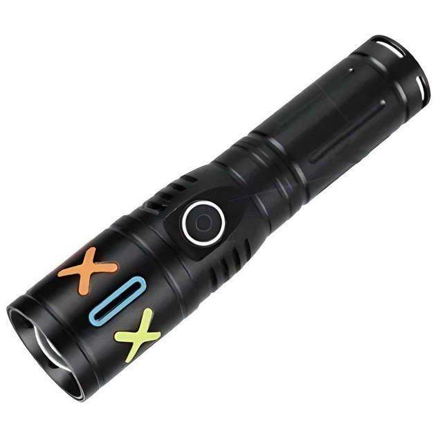 Ручний світлодіодний ліхтар PLD G26 White Laser LED PM20-TG з заряджанням USB, HO-484 акумулятор 26650