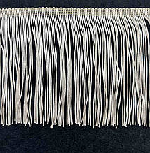 Бахрома 15см х 10м танцювальна локшина, колір айворі