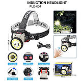 Ліхтар PF-448 налобний PLD-LY004-XPE+COB, фото 7