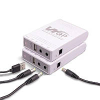 УПС-повербанк для роутера (5/9/12V) - джерело безперебійного живлення (ДБЖ) mini-UPS powerbank для Wi-Fi білий