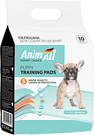 Пелюшки AnimAll Puppy Training Pads для собак та цуценят 10 шт 60х45 см 160345