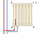 Горизонтальний дизайнерський радіатор опалення ARTTIDESIGN Livorno II G 18/500/1224/50 чорний матовий, фото 6