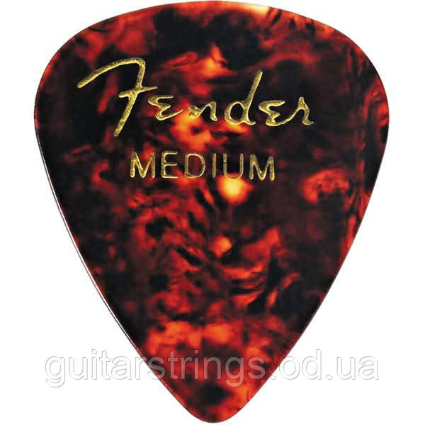Медіатор Fender 351 Shape Classic Celluloid Shell Medium 0.71 mm, фото 1