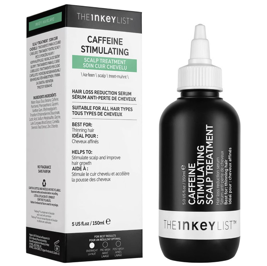 Нічна сироватка, що стимулює ріст волосся INKEY List Caffeine Stimulating Scalp Treatment