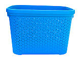 Кошик без кришки 30 літрів блакитний К4-439 (Diomedea) 330*440*300 мм, фото 2