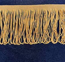 Бахрома петелька 10см х 13м, колір жовток