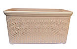 Кошик без кришки 50 літрів бежевий К2-406 (Diomedea) 405*595*280 мм, фото 2