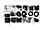 Гумові прокладки / ущільнюючі кільця / бензиномаслостійкі YATO, набір 225 шт YT-06877, фото 7