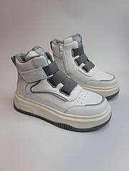 Черевики для дівчинки Clibee 68 GC white білі р.37,38