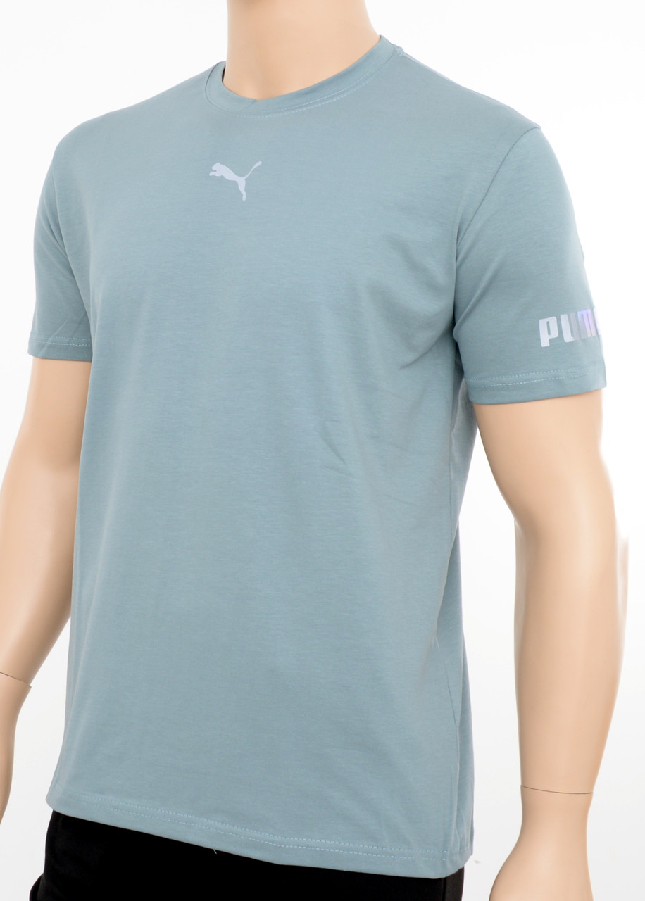 Чоловіча футболка Puma (по центру+рукав) мята