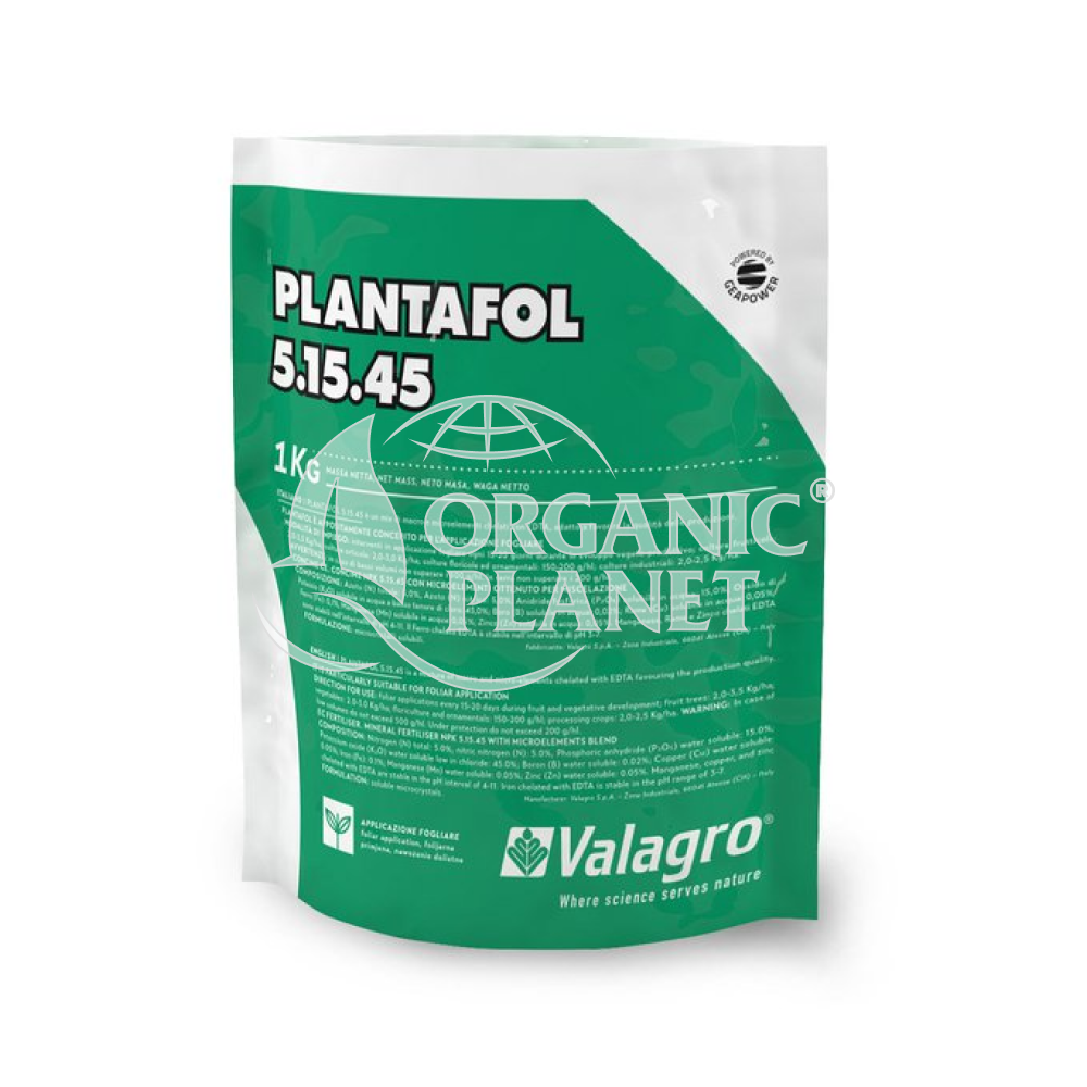 Добриво Plantafol (Плантафол) NPK 5-15-45, Valagro, 1 кг