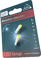 Автолампа 12V панелі приладів світлодіодна біла 2 шт.