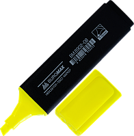 Маркер текстовий, текстовиділювач (1-5мм, жовтий) Buromax Jobmax BM.8902-08