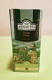 Чай Ahmad Tea Earl Grey 40 пакетів без ярлика чорний