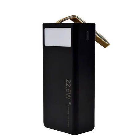 Портативний зарядний пристрій Power Bank WUW TUGII-353 LED ліхтар 22.5W Чорний, фото 1