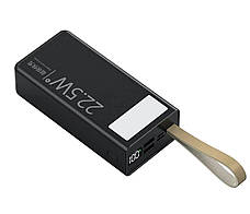 Портативний зарядний пристрій Power Bank WUW TUGII-353 LED ліхтар 22.5W Чорний, фото 5