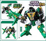 Іграшка Трансформер Super10 Mix Change Rector Ректор. Робот або 2 динозаври Original Young Toys, фото 2