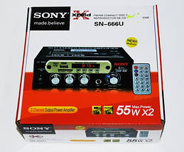 Підсилювач звуку SONY SN-666 U. f, фото 3