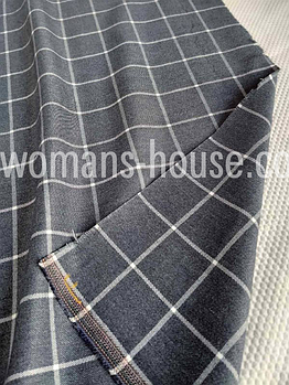 Костюмка в клітинку Шотландія 150 см Серый с белым