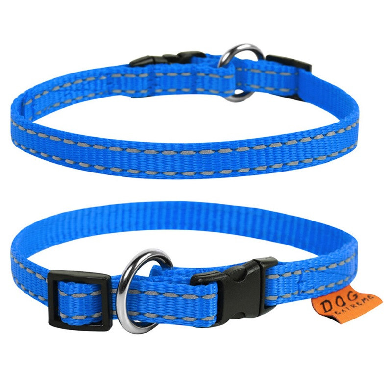 Нашийник Dog Extreme нейлон регульований блакитний 01572, фото 1