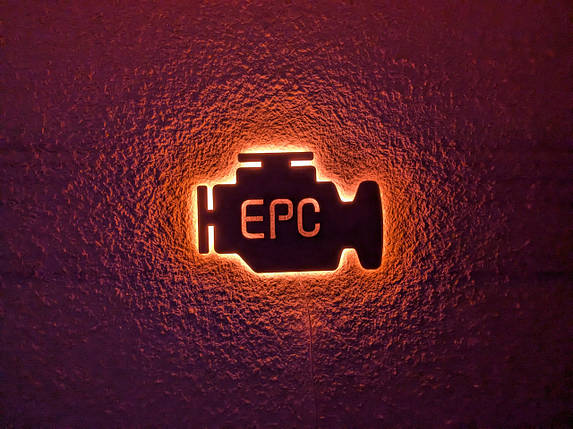 Панно декоративне картина на стіну Check Engine EPC LED 16 кольорів телефон 300х195 acr-p000187, фото 1