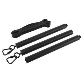 Палка-тренажер Portable resistance weight band bar Ezous з амортизатором, фото 1