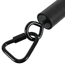 Палка-тренажер Portable resistance weight band bar Ezous з амортизатором, фото 3
