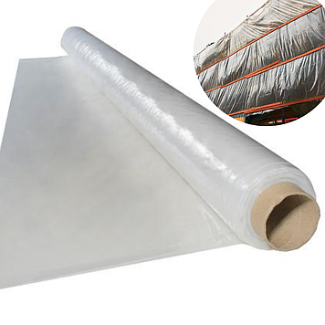 Плівка господарська Shadow 20мкм 3х100м поліетиленова прозора будівельна господарська для овочів і грядки