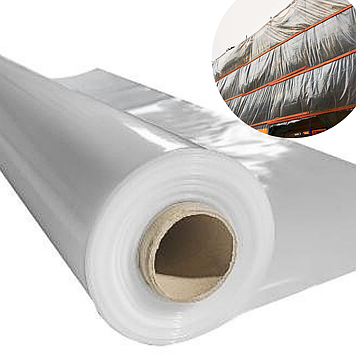 Плівка господарська Shadow 70мкм 3х100м поліетиленова прозора будівельна господарська для овочів і грядки