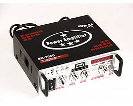 Підсилювач стереозвуку UKC SN-705U MP3/SD/USB/AUX/FM 12v/220v  , фото 4
