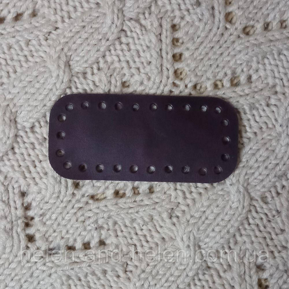 Денце для в'язаних міні сумочок. Колір «Бордо», фото 1