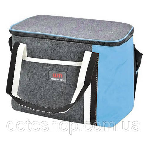 Термосумка 40х25х29 см Stenson WW01352 (blue) Блакитний