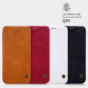 Шкіряний чохол Nillkin Qin для Samsung Galaxy A8 (2016) (4 кольори)