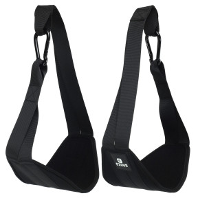 Атлетичні підвісні петлі Береша M-03 AB straps handle Ezous стропи на турнік для спини та преса
