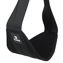 Атлетичні підвісні петлі Береша M-03 AB straps handle Ezous стропи на турнік для спини та преса, фото 6