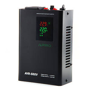 Стабілізатор напруги релейний APRO AVR-500V (підвісний)