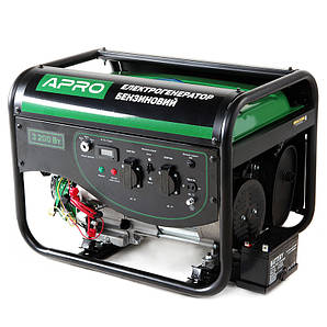 Генератор бензиновий 4-тактний 3.0/3.2 кВт (електро запуск) APRO 852105